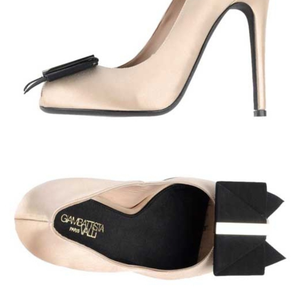 Giambattista Valli Satin Bow Classic Heels Bridal